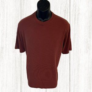 Men’s CONCEPTS BY CLAIRBORNE Ribbed Short Sleeve Pullover Shirts - Size M